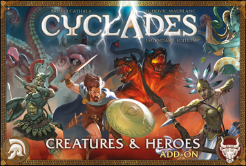 Фото товару Кіклади. Легендарне видання - Монстри і герої (Cyclades: Creatures & Heroes) - 1 ТК (6 шт) GKCH229hr