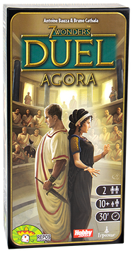 Фото товару Доповнення до настільної гри &laquo;7 Чудес: Дуель&raquo; &mdash; Агора (7 Wonders Duel: Agora) igromopt22