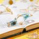 Дополнительное фото товара Держатель для книг &laquo;Хрустальный цветок&raquo; из эпоксидной смолы голубой 2819855541 №1