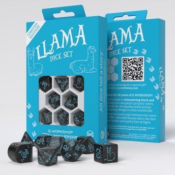 Фото товару Набір кубиків 20 years: Llama Dice Set (8) S20Y04