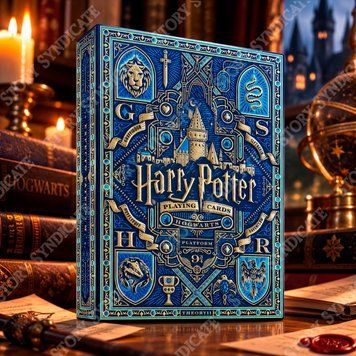 Фото товару Гральні карти Гаррі Поттер. Рейвенклов (Harry Potter Ravenclaw), 54 карти theory07