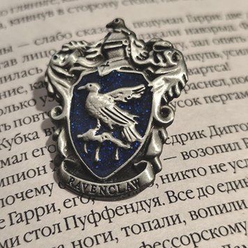 Фото товара Металлическая брошь с гербом факультета Когтевран / Рейвенклоу 357194903