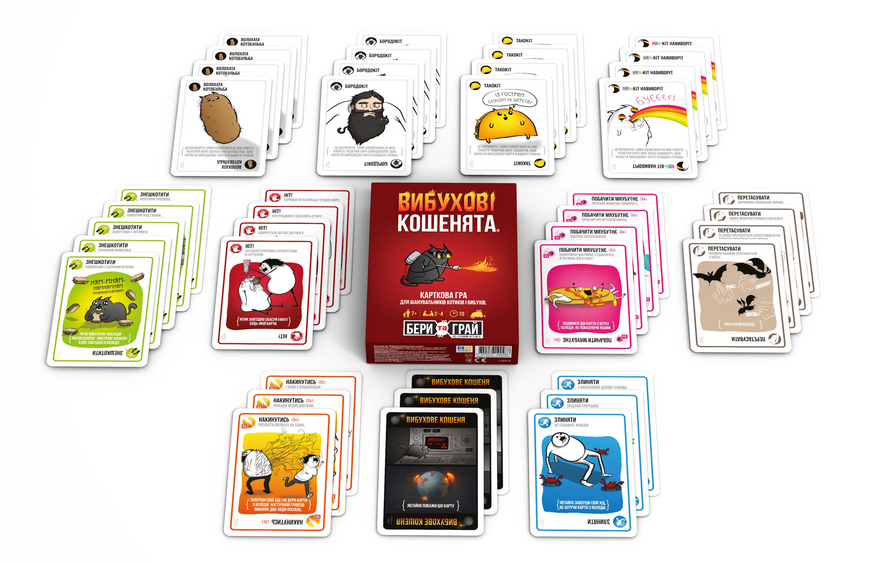Фото товара Взрывные котята: Бери и играй (Exploding Kittens: Grab & Game) optrozum069