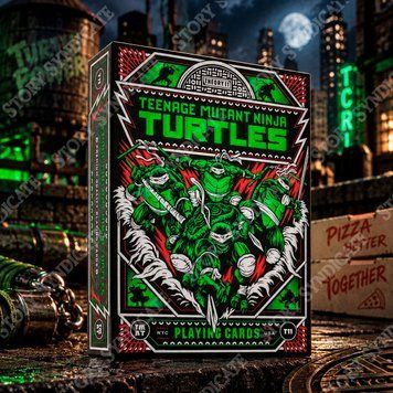 Фото товару Гральні карти Черепашки-ніндзя (Teenage Mutant Ninja Turtles), 54 карти theory11