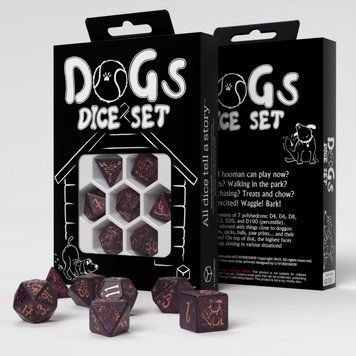 Фото товару Набір кубиків DOGS Dice Set: Luna (7) SDOG02