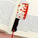 Дополнительное фото товара Акриловая закладка для книг &laquo;Кровавый кухонный топор&raquo; с кисточкой 2768044276 №1
