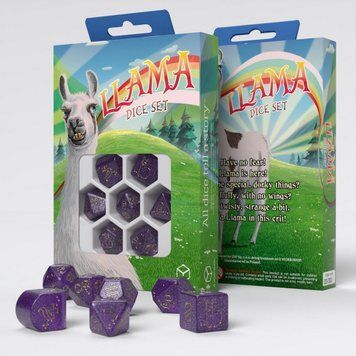 Фото товару Набір кубиків Llama Zippy Modern Dice Set (7) RLLA04