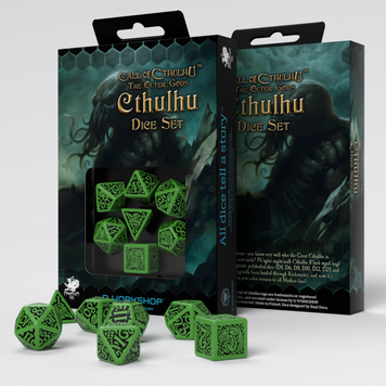 Фото товару Набір кубиків COC The Outer Gods Cthulhu Dice Set (7) SCTC16