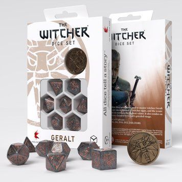 Фото товару Набір кубиків The Witcher Dice Set. Geralt - Price of Neutrality (7) SWGE05