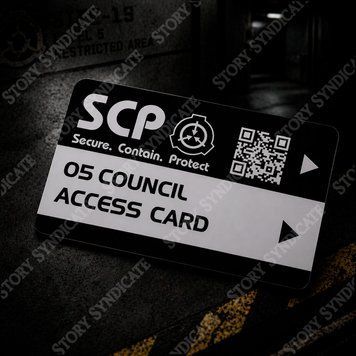 Фото товара Карта доступа Фонда SCP &mdash; Идентификационная карта уровня безопасности 2812379308