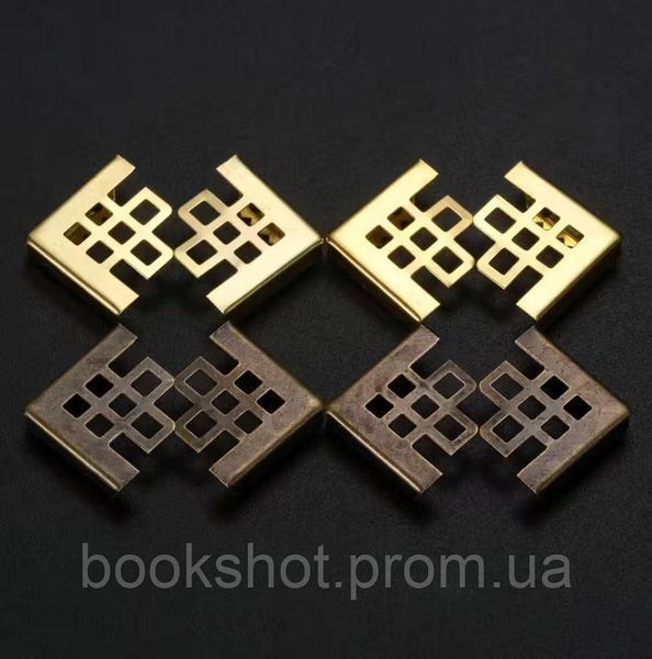 Фото товара Золотые металлические защитные уголки для книг (4 шт) 2769896220