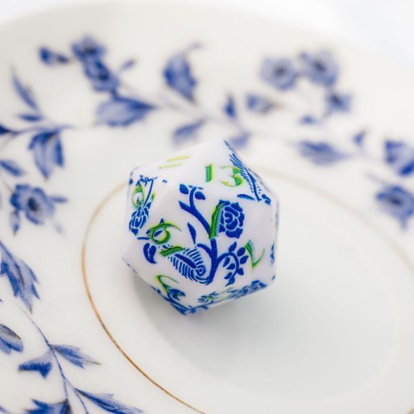 Фото товару Набір кубиків Full Art Dice Set: Porcelain SWSPPORC
